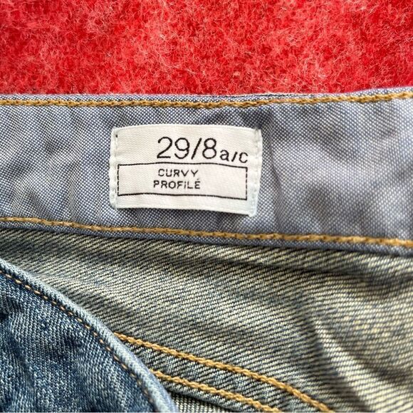 GAP Factory Long & Lean Dark Wash Straight Leg Denim Jeans - Picture 3 of 7